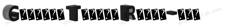 Greater Theory Regul字体转换